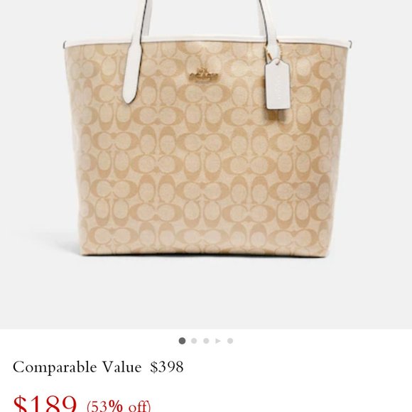 Reversible Coach Tote - Picture 6 of 6